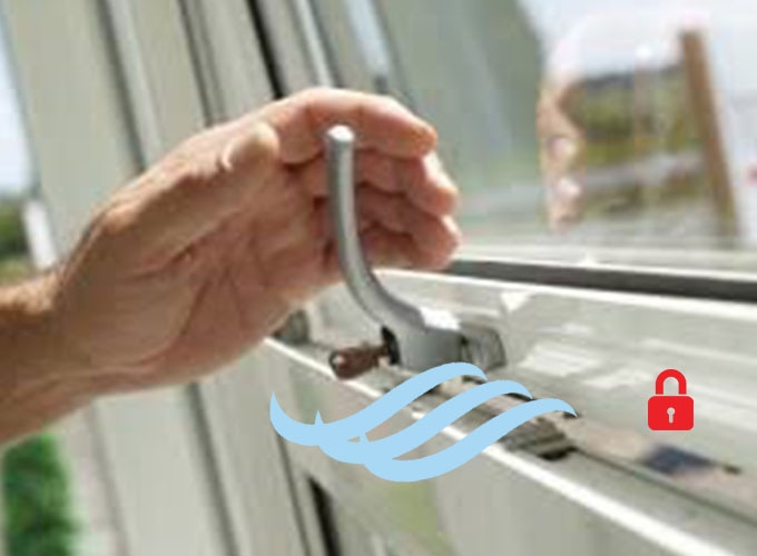 Night Vent lock rebahan